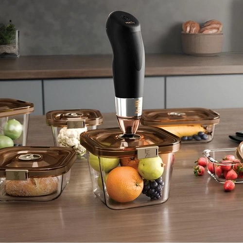 Enë Qelqi VacSy Amber - 1.8 Litër