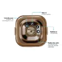 Enë Qelqi VacSy - 0.8 Litër