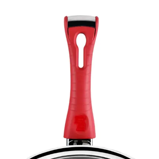 [Z-FP2425-RHS] Zepter Tigan me dorezë të kuqe Diametër 24 cm.